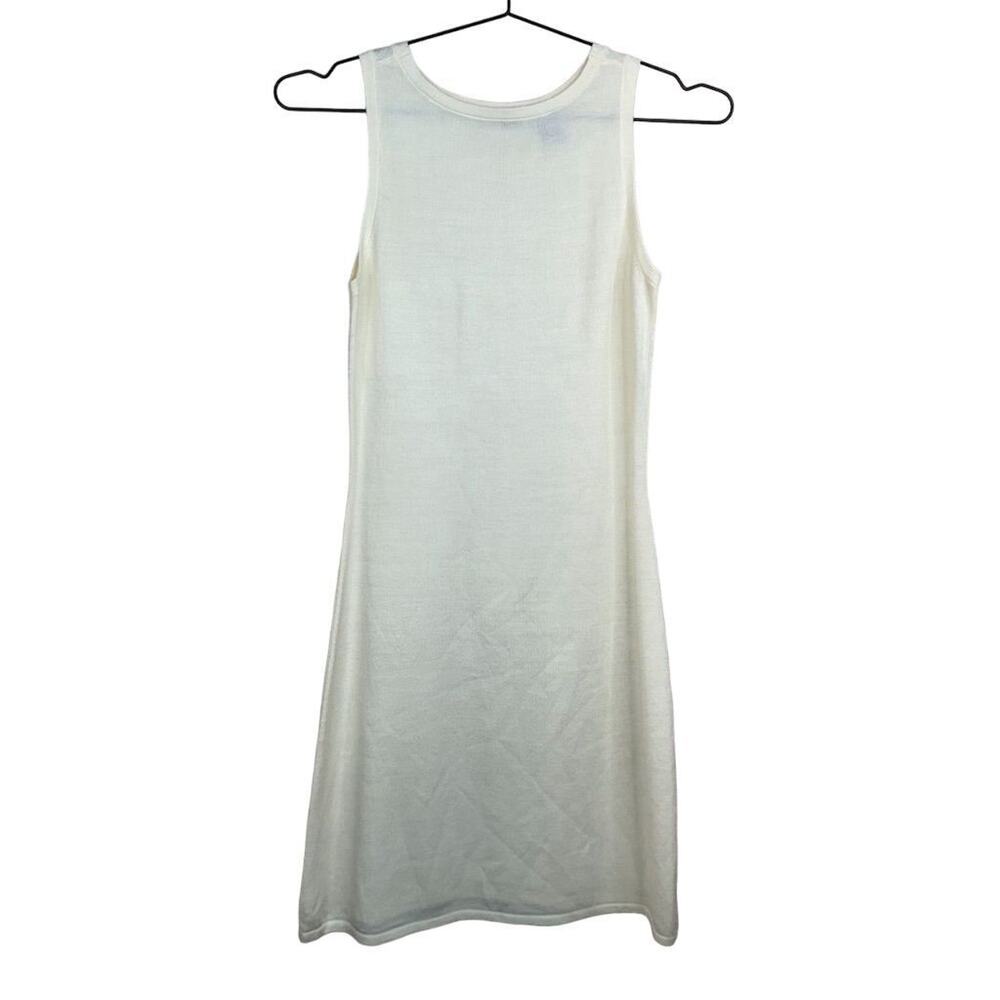 Moda International‎ Women's XS White Sleeveless Sheath Dress Short Casual
